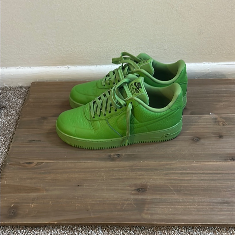 Nike Air Force One Lime Green Sneakers(wore once)